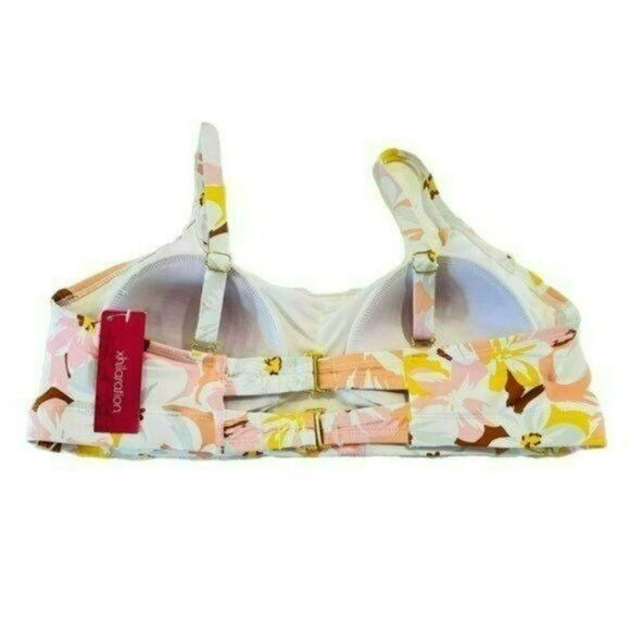 Xhilaration Floral Bralette Bikini Top Junior Plus Size 14W - Picture 5 of 15